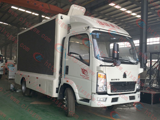 重汽國四廣告車 重汽國四廣告車